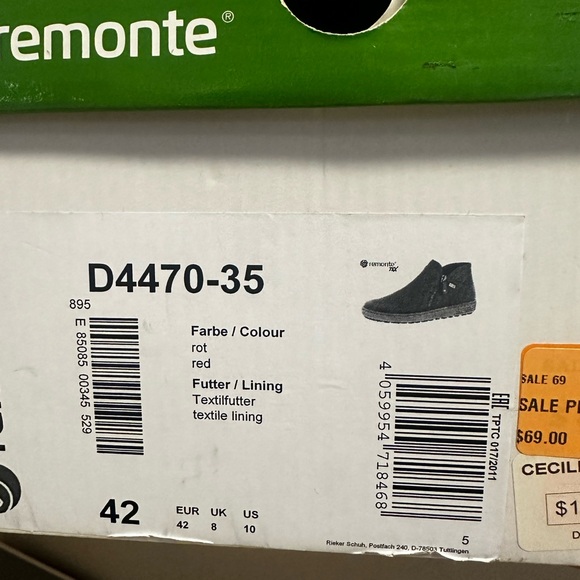 Remonte Womens Ankle Boot - Picture 2 of 13